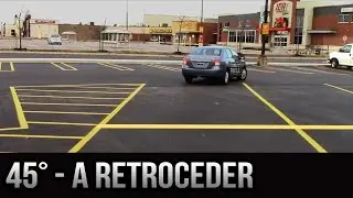 Estacionamiento 45 grados - A retroceder