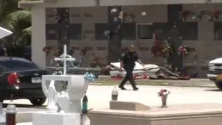 Casket Removed from Crypt in Agat
