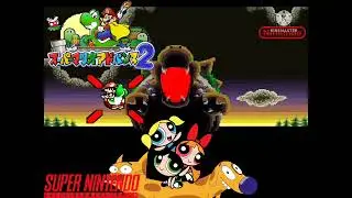 Super Mario World 2: Yoshi's Island (SNES Japanese Version): Final Battle (with, Game Genie Codes)