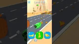 Shape-Shifting 2 GAMEPLAY Level No #808 Walkthrough - New Update Car Racing #Shorts #ShapeShifting
