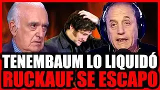 LA DOMADA DE TENEMBAUM A RUCKAUF: CORT&Oacute; LA ENTREVISTA TRAS SER ACORRALADO