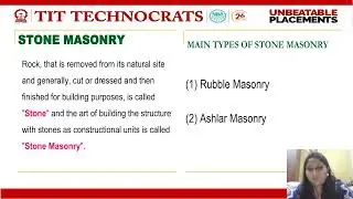Basic Civil Engineering- Masonry, Doors & Windows