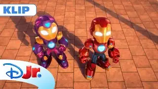 👟 Skaczące buty | Iron Man i super ekipa | Disney Junior Polska
