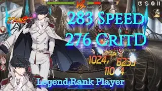 [E7] Buffed Kawerik in Legend Rank Arena?! 283 Speed DPS Monster!! *Stats in Video!!