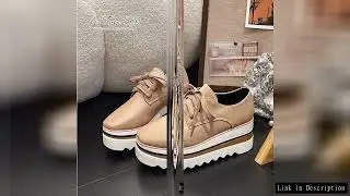 Nude Color High Platform Derby Shoes Woman Brand Design Strap Sole White Sneakers Ladies Casual Lace