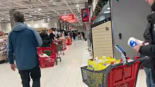 Inside  ICa maxi store, Sweden 2025