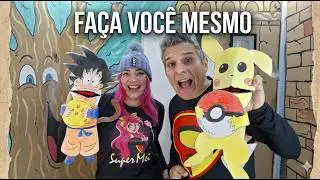 FANTOCHES DE PAPEL ! FAÇA VOCÊ MESMO FÁCIL! BRINQUEDO DE PAPEL!