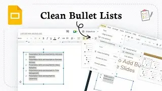 How to add or format bullet points in Google Slides (Clear Layout)