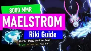 Riki Maelstrom Build Guide - The NEW 7.40 Aghs - 8K MMR