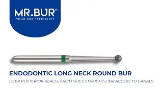 ISO 801L Long Neck Round Bur Endodontic Series Diamond Bur FG | MR.BUR