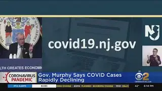 Gov. Murphy Says COVID Cases Rapidly Declining