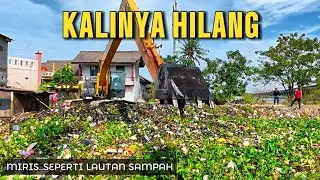 ASTAGA❗️KALI HILANG TERTUTUP LAUTAN SAMPAH, PANTAS DISINI SERING BANJIR #kdm 