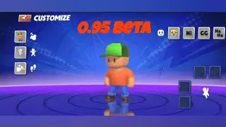 NEW CUSTOMISE FEATURE TAB IN 0.95 BETA OF STUMBLE GUYS