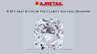 0.30 Carat D Color VS2 Clarity Natural Diamond #naturaldiamonds #ajretail