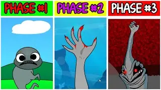 My Sprunki OC: Emoji 169 Hand Sea Monster ( Phase 1 to Phase 3)