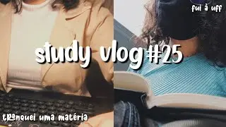Study vlog #25 - tranquei uma mat&eacute;ria, semana de monitoria e barca | firstpopcorn