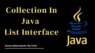 Collection In Java List Interface