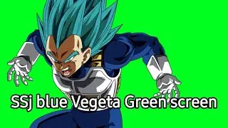 Ssj BLUE Vegeta Green Screen.