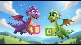 ABC with the Friendly Dragons 🐉🔤 | Alphabet Song for Kids | Learn A to Z with Dragons