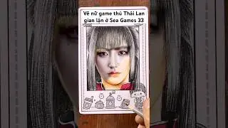 Vẽ nữ game thủ Th&aacute;i Lan gian lận tại SEA Games 33 | Drawing