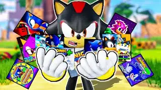HOW FAST CAN YOU BECOME SHADOW IN EVERY SINGLE SONIC ROBLOX GAME!?