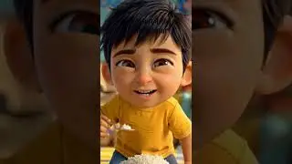 जब टॉय कार ने गोलू को खाना सिखाया&rdquo; #carton #shingekinokyojin #viral