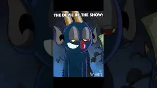 The devil in the game vs the devil in the show #edit #meme #cuphead show
