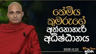 තේමිය කුමරුගේ අත්නොහැරි අධිෂ්ඨානය | ජීවිතය දිනන නුවණ | 2025.12.23