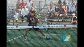 Vamos P&aacute;del. Puntazo entre Lucho Capra y Godo D&iacute;az contra Fede Quiles y Stupaczuk