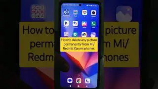 Как навсегда удалить любую фотографию с телефонов Mi/Redmi/Xiaomi #shorts #mi #delete