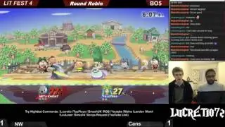 LLF4 NW (MetaKnight) Vs CansDotWav (Palutena)