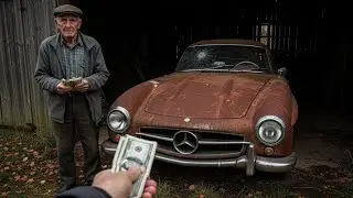 ASMR Car Restoration | 1958 Mercedes-Benz 300SL From Rust to Legend ARIZONA SKILL