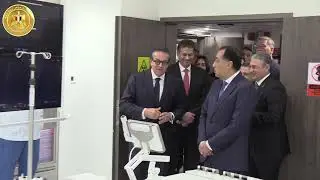 رئيس الوزراء يتفقد عددا من الأقسام المختلفة بمستشفى كليوباترا التجمع (سكاي)