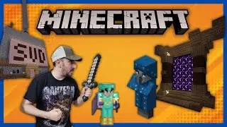 Minecraft - Buscando al hechicero Dingo malo en el Nether (Gameplay)