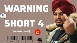 WARNING ⚠ SHORT 4  (OFFICIAL VIDEO)  SIDHUMOOSEWALA AI VOICE SONG (NSG MUSIC & YUSUFKING295) 