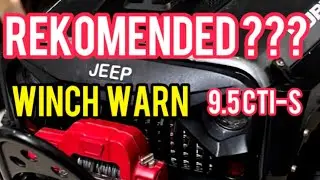 Tutorial pasang winch warn 9.5 CTI-S-RC4WD skala 1:10 test kekuatan wich warn