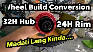 32H Hubs sa 24H Rim Wheel Lacing Conversion | #patscyclecorner