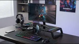 Desk hamesha messy rehta hai?😅upgrade karo Acer Ergo Multifunction Monitor & Laptop Stand ke saath!