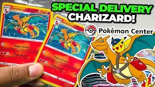 I GOT Special Delivery Charizard Pokemon Center Exclusive Promo Card!