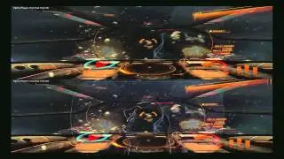 Elite Dangerous Cinemizer OLED HMD Zeiss head tracking 1080p TriDef 3D test 1