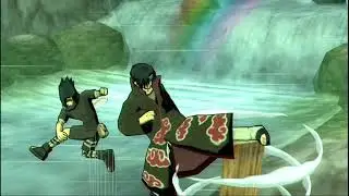 Naruto Ultimate Ninja Heroes - Itachi Vs. Sasuke [PSP Gameplay]