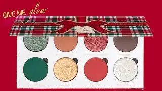 Christmas Morning Palette | GIVE ME GLOW A Rising Brand? | Full Swatches | 3 Minute Video