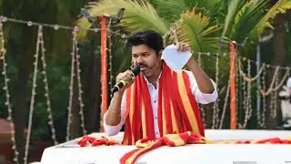 Actor Vijay Supports Farmers' Protest Against Parandur Airport Project in Kanchipuram | TVK