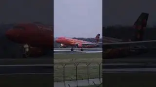 Red Devils A320 landing in Brussels #brusselsairport #planespotting #ebbr #a320 #brusselsairlines