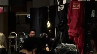 Merch table after a Nine Inch Nails concert (Vancouver, BC, Canada - 8/10/25)