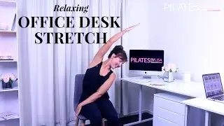 Relaxing 5 Minute Office Stretch Workout -Easy Stretches To Do At Work.