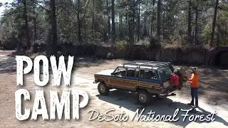 Termite's Back! POW Camp - Saucier, MS - DeSoto National Forest #Wagoneer #FSJ #Jeep #GrandWagoneer
