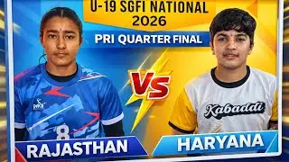 Rajasthan 🆚 Haryana | U-19 SGFI National 2026 | Pre Quarter Final | Full Match Highlights