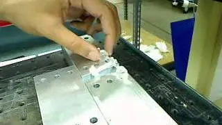laser cutting plastic WWW.WLSC.COM Co2 laser automation shows laser degate operations