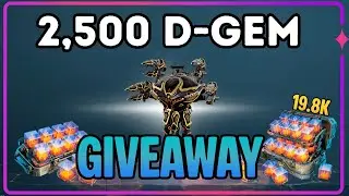 БЕЗУМНАЯ раздача D-GEM! 19,8 тыс. подписчиков War Robots